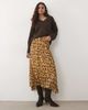 ASOS DESIGN ASOS DESIGN midi skirt in brown floral set-MULTI - 1