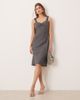 ASOS DESIGN ASOS DESIGN midi slip dress with ruched bust in charcoal-Gray - 2