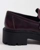ASOS DESIGN ASOS DESIGN Milan chunky chain loafers in burgundy-Red - 4