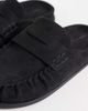 ASOS DESIGN ASOS DESIGN Miller chunky loafer mules in black suedette - 4