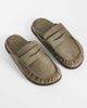 ASOS DESIGN ASOS DESIGN Miller chunky loafer mules in taupe suedette-Neutral - 1