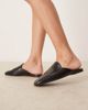 ASOS DESIGN ASOS DESIGN Mimic premium flat mules in black leather - 4
