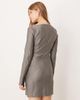 ASOS DESIGN ASOS DESIGN mini dress with bust detail detail in gray pinstripe - 2