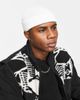 ASOS DESIGN ASOS DESIGN mini fisherman ribbed beanie in white - 3