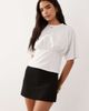 ASOS DESIGN ASOS DESIGN mini pelmet skort with split in black - 1