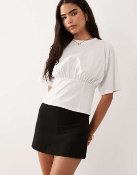 ASOS DESIGN ASOS DESIGN mini pelmet skort with split in black
