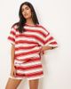 ASOS DESIGN ASOS DESIGN mini shorts in red and white stripes - part of a set-Multi - 1