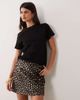 ASOS DESIGN ASOS DESIGN mini skirt in brushed fawn print-Multi - 1