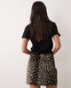 ASOS DESIGN ASOS DESIGN mini skirt in brushed fawn print-Multi - 4