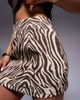 ASOS DESIGN ASOS DESIGN mini skirt in zebra print-Multi - 4