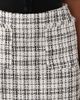 ASOS DESIGN ASOS DESIGN mini skirt with patch pockets in ecru tweed-Neutral - 4