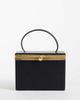 ASOS DESIGN ASOS DESIGN mini vanity case clutch bag in black - 1