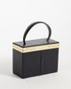 ASOS DESIGN ASOS DESIGN mini vanity case clutch bag in black - 4