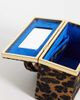 ASOS DESIGN ASOS DESIGN mini vanity case clutch bag in leopard-Multi - 3
