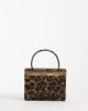 ASOS DESIGN ASOS DESIGN mini vanity case clutch bag in leopard-Multi - 4