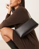 ASOS DESIGN ASOS DESIGN minimal 90s shoulder bag in black - 1