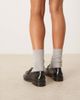 ASOS DESIGN ASOS DESIGN Ministry premium chain detail loafers in black leather - 2