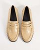 ASOS DESIGN ASOS DESIGN Minnie ruched detailing loafers in caramel croc-Neutral - 2