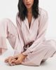 ASOS DESIGN ASOS DESIGN mix & match satin pajama pants with contrast cuff in mink-Neutral - 1