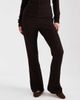 ASOS DESIGN ASOS DESIGN mix & match textured high waist flare pants in chocolate-Brown - 2