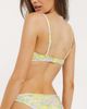 ASOS DESIGN ASOS DESIGN mix and match shirred underwired bikini top in floral print-Multi - 2