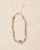 ASOS DESIGN ASOS DESIGN mixed beads anklet with faux shell in gold tone - 3