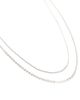 ASOS DESIGN ASOS DESIGN mixed chain 2 pack necklace in silver - 2