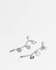 ASOS DESIGN ASOS DESIGN mixed design chain charms for shoes and accessories in silver tone - 1
