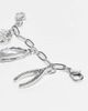 ASOS DESIGN ASOS DESIGN mixed design chain charms for shoes and accessories in silver tone - 2