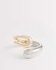 ASOS DESIGN ASOS DESIGN mixed metal cuff bracelet in gold and silver tone-Multi - 1