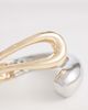 ASOS DESIGN ASOS DESIGN mixed metal cuff bracelet in gold and silver tone-Multi - 2