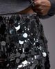 ASOS DESIGN ASOS DESIGN mixed sequin mini skirt in gunmetal silver-Gray - 2