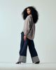 ASOS DESIGN ASOS DESIGN modal batwing sleeves oversized shirt with scarf in gray - 4