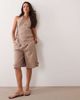 ASOS DESIGN ASOS DESIGN modal look longline bermuda shorts in chocolate brown - part of a set - 1
