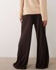 ASOS DESIGN ASOS DESIGN modal wide leg pants in chocolate-Brown - 3