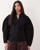 ASOS DESIGN ASOS DESIGN molded cinch shirt in black - 1