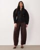 ASOS DESIGN ASOS DESIGN molded cinch shirt in black - 2