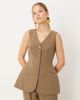 ASOS DESIGN ASOS DESIGN molded hip vest in olive - part of a set-Green - 1
