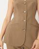ASOS DESIGN ASOS DESIGN molded hip vest in olive - part of a set-Green - 4