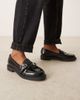 ASOS DESIGN ASOS DESIGN Molly double buckle loafers in black croc - 1