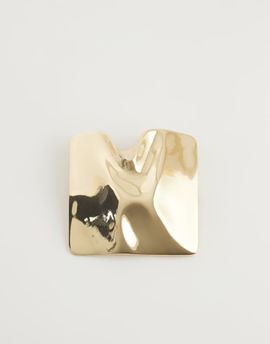 ASOS DESIGN ASOS DESIGN molten brooch in gold tone