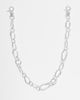 ASOS DESIGN ASOS DESIGN molten link jeans chain in silver - 1