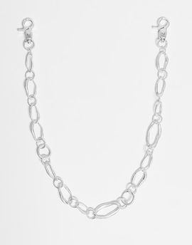 ASOS DESIGN ASOS DESIGN molten link jeans chain in silver