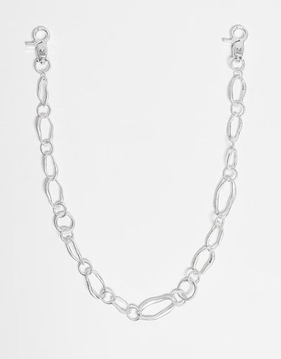 ASOS DESIGN ASOS DESIGN molten link jeans chain in silver