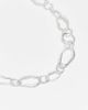 ASOS DESIGN ASOS DESIGN molten link jeans chain in silver - 2