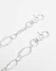 ASOS DESIGN ASOS DESIGN molten link jeans chain in silver - 3