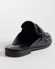 ASOS DESIGN ASOS DESIGN Mouse ruched detail loafer mules in black - 4
