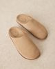 ASOS DESIGN ASOS DESIGN mule clog sandals in stone suede-Neutral - 2