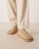 ASOS DESIGN ASOS DESIGN mule clog sandals in stone suede-Neutral - 4