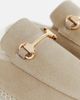 ASOS DESIGN ASOS DESIGN mule espadrilles in stone suede with snaffle-Neutral - 3